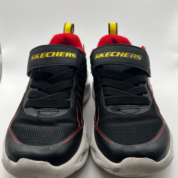 Skechers Kids' Black and Red Athletic Shoes - Picture 4 of 7